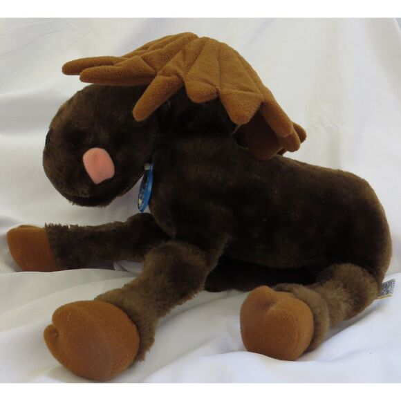 Vintage 1983 Dakin Stuffed Moose Plush by Chewie Newgett Co. - Picture 3 of 8